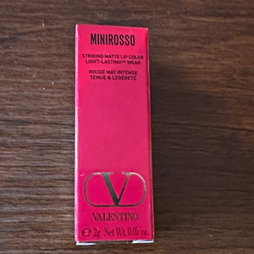 Valentino Minirosso Matte Lipstick in Bold Red